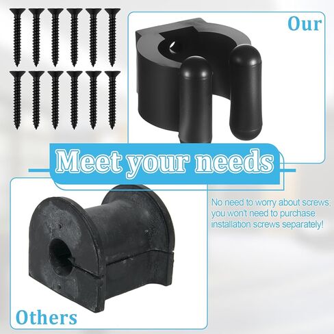 12 PCS Fishing Rod Clips, Pool Cue Holder Billiards Cue Clip Holders Wall Mounted Fishing Rod Holders Black Snooker Cues Locating Clip Holder Pool Racks with Screws in Saudi Arabia