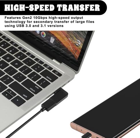 USB 90 Degree Adapter 90 Degree Left and Right Angle USB 3.0 Male to Female Expansion Adapter Extender Connector for Connecting Mobile Hard Disk, U Disk, Wireless Network Card, Mouse, Keyboard in Saudi Arabia