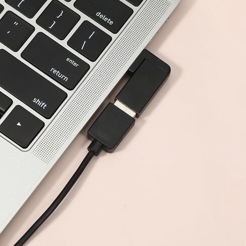USB 90 Degree Adapter 90 Degree Left and Right Angle USB 3.0 Male to Female Expansion Adapter Extender Connector for Connecting Mobile Hard Disk, U Disk, Wireless Network Card, Mouse, Keyboard in Saudi Arabia