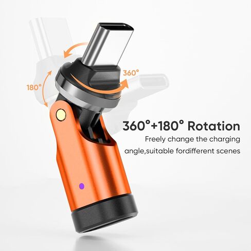 محول USB C بقوة 240 وات [3 حزم] محول USB C 90 درجة / محول الزاوية اليمنى C / محولات USBC 180 درجة / محولات USBC إلى USBC للهاتف 16/15، سلسلة Ma-Book Pro/Pad، Samsung (3) in Kuwait