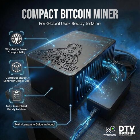 Bitforge Nano Open-Source Bitcoin Miner | Dual BM1370 ASIC, Up to 2.5TH, 12V | Compact Solo Miner Bitcoin Mining Machine in Saudi Arabia