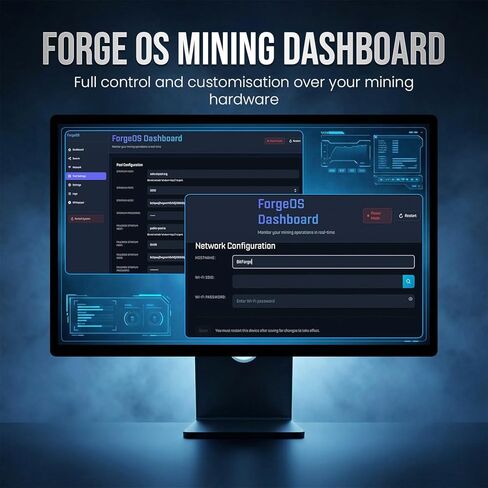 Bitforge Nano Open-Source Bitcoin Miner | Dual BM1370 ASIC, Up to 2.5TH, 12V | Compact Solo Miner Bitcoin Mining Machine in Saudi Arabia