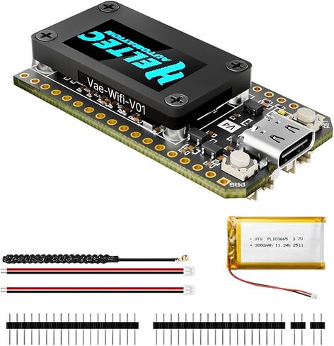 لوحة تطوير Meshtastic Lora V4 - ترقية ESP32S3 + SX1262 LoRa Node WiFi Bluetooth 28dBm 2MB PSRAM 16MB Flash يدعم نظام تحديد المواقع العالمي والطاقة الشمسية لـ Arduino LoRaWAN IOT (V4 بدون شاشة) in Kuwait