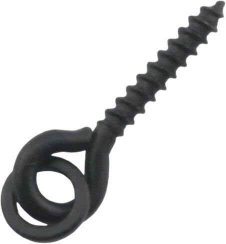 20PCS Metal Bait Screw with Loop Pop Up Fishing Hook Outdoor Accessories Fishing Tackle Hardware Tool in Saudi Arabia
