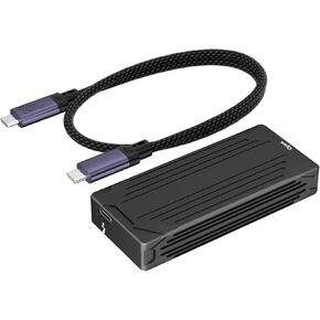 حاوية GLOTRENDS ST5109 40 جيجابت في الثانية TBT3 M.2 NVMe SSD، متوافقة مع Thunderbolt 5/4/3، حتى 3000 ميجابايت/ثانية مع ناقل PCIe 3.0 x4، تدعم SSD 8 تيرابايت in Kuwait