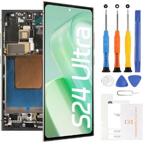 [for US Version] Screen Replacement for Samsung Galaxy S24 Ultra OLED SM-S928B SM-S928U SM-S928A LCD Display Touch Digitizer Assembly(Black with Frame,Support Fingerprint) in Kuwait