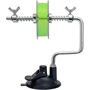 Fishing Line Spooler, Portable Spooling Station Anti-Twist & Snarl-preventing Design for Spinning & Baitcasting Reels, Adjustable Winder Fits Multiple Spool Sizes in Saudi Arabia