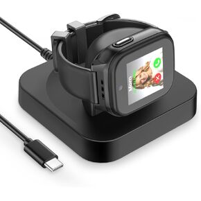 Charging Stand Compatible with Cosmo JrTrack 5/4/3/2/2SE Smartwatch, FEFAIA Magnetic Fast Charging Dock Station Charger for Cosmo Watch, Replacement Charger Type C Cable Cord for Kids Smartwatch in Kuwait
