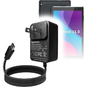 BoxWave Charger Compatible with IWEGGO Android 11 Tablet CP80 (8 in) - Wall Charger Direct (15W), Rapid Charge Your Device with Built-in 3ft Cable in Kuwait