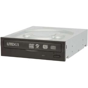 LITE-ON iHAS324-08 ناسخ أقراص DVD/CD داخلي 24X SATA، 24X DVD±R، 8X DVD+RW، 6X DVD-RW، 48X CD-R، محرك أقراص ضوئي أسود in Kuwait