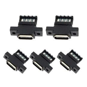 5 قطعة/المجموعة لتقوم بها بنفسك OEM نوع C أنثى موصل مقبس إلى 6Pin PCBA Pinout مستطيل مزلاج جبل نوع تيار مستمر 5 فولت/20 فولت PD الطاقة IP67 in Kuwait