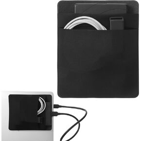 Portable Hard Drive Sleeve for Laptop, 2-Pocket Mouse Holder for Laptop External Hard Drive Sleeve Mouse Pocket for Laptops SSD Holder for Laptops Compatible with External 2.5" HDD in Kuwait