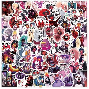 50PCS Super Kitties Stickers Pack Manga Character Sticker for Water Bottle Laptop Skateboard Journal, Waterproof Vinyl Cool Anime Decals for Teens Adults Party Supplies in Kuwait