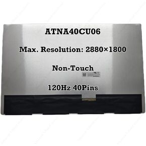 14 بوصة جديد لجهاز ASUS Zenbook 14 OLED UX3405MA UX3405CA UX3405CA-PS99T Q415 Q425 Q425M Q425MA سلسلة استبدال مجموعة شاشة LCD تعمل باللمس 2880×1800 (مجموعة LCD تعمل باللمس 2.8k) in Kuwait