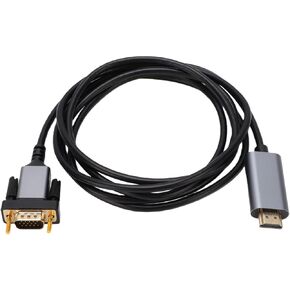كابل محول HDMI إلى VGA من بانابوي، سلك 6.56 قدم ذكر إلى ذكر أحادي الاتجاه 1920x1080 at. 60 هرتز، HDMI VGA، للكمبيوتر والكمبيوتر المحمول وسطح المكتب وجهاز العرض in Kuwait
