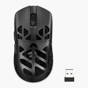 ماوس ألعاب لاسلكي من سبائك المغنيسيوم M997 من Redragon، ثلاثي الوضع BT و2.4 جيجا هرتز، ماوس مريح خفيف الوزن للغاية، 1000 هرتز، قابل لإعادة الشحن لأجهزة الكمبيوتر المحمول، Starlight Black in Kuwait