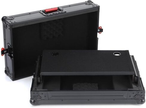 Gator Cases ONYX Series Flight Case with Upper Deck Platform for Pioneer DDJ-FLX10 DJ Controller, Black Hardware, (G-ONYXUD-FLX10) in Saudi Arabia