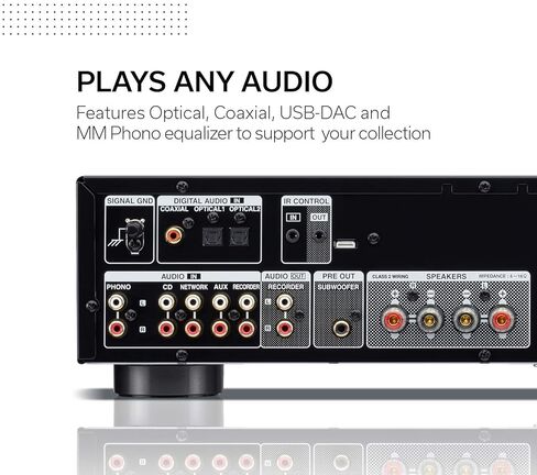 دينون PMA-600NE مضخم صوت ستيريو متكامل | اتصال بلوتوث | 70 واط × 2 قناة | مدمج DAC وPhono Pre-Amp | الوضع التناظري | طاقة التيار الفائقة المتقدمة (المتجددة) in Kuwait