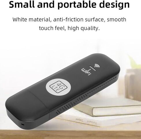 4G Mobile WiFi, Portable 4G Router with SIM Slot, 150Mbps High Speed, 8 Users Sharing, USB Modem Dongle, Plug Play for Travel Car Tablet Laptop in Saudi Arabia