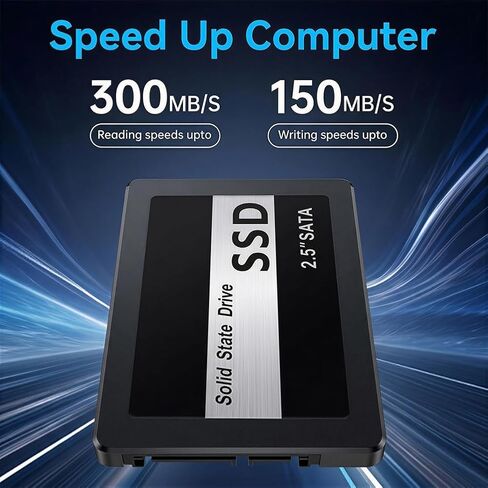 محرك أقراص الحالة الصلبة الداخلي SSD سعة 32 جيجابايت - SATA III 4 جيجابت/ثانية، ترقية ذاكرة الكمبيوتر أو الكمبيوتر المحمول والتخزين، 2.5 بوصة، حتى 550 ميجابايت/ثانية لمحترفي تكنولوجيا المعلومات والمبدعين والمستخدمين اليومي in Saudi Arabia