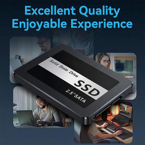 محرك أقراص الحالة الصلبة الداخلي SSD سعة 32 جيجابايت - SATA III 4 جيجابت/ثانية، ترقية ذاكرة الكمبيوتر أو الكمبيوتر المحمول والتخزين، 2.5 بوصة، حتى 550 ميجابايت/ثانية لمحترفي تكنولوجيا المعلومات والمبدعين والمستخدمين اليومي in Saudi Arabia