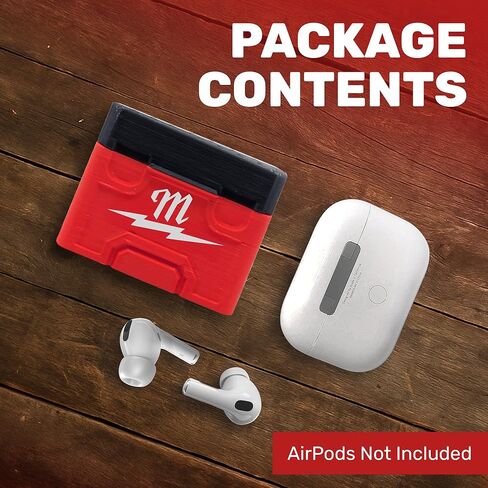 حافظة AirPod Pro 1 & 2 لـ Milwaukee Packout - تصميم صندوق أدوات متين - صنع في الولايات المتحدة الأمريكية in Saudi Arabia