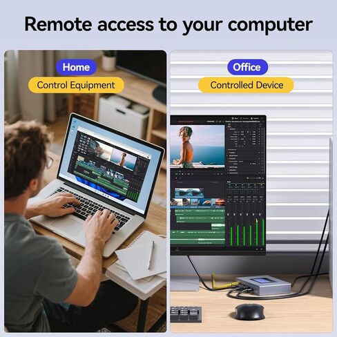 ONEKVM Wi-Fi Remote KVM Over IP Internet,4K IP KVM Remote Control PC,Server,Remote Power Control, LCD Screen,ZeroTier,Local Monitor, TF Card,Webcam,Wake, Install OS Via BIOS, Windows Mac Linux Android in Saudi Arabia