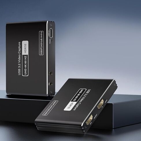 بطاقة التقاط فيديو USB3.2 لـ Creator Pro، حلقة 4K60 HDR، سجل 1080P60، ممر VRR، توصيل تشغيل معدني للكاميرا PC OBS Vmix in Kuwait