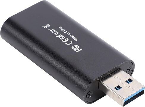 Zopsc 4K HDMI Video Capture Card, HDMI to USB 3.0, 1080P 60Hz Recording, Low Latency Plug and Play Audio Video Capture Device for Streaming Gaming OBS Conference in Saudi Arabia