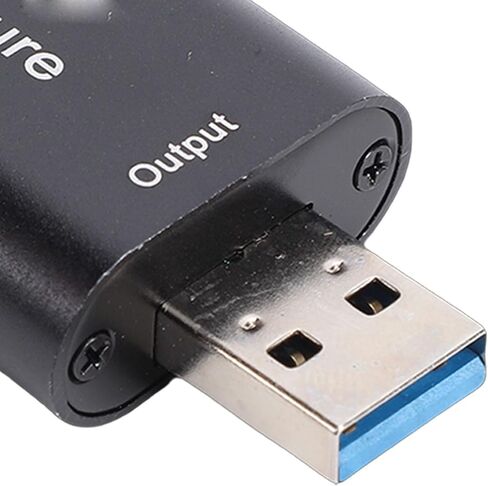 Zopsc 4K HDMI Video Capture Card, HDMI to USB 3.0, 1080P 60Hz Recording, Low Latency Plug and Play Audio Video Capture Device for Streaming Gaming OBS Conference in Saudi Arabia