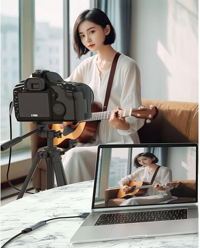 WLGQ HDMI Video Capture Card, HDMI to USB 3.0 & USB-C, 1080P 60FPS, Low Latency, Plug & Play for DSLR, Camcorder, Live Streaming, Gaming, Video Conferencing on PC, Mac, Tablet - 1 Pack in Saudi Arabia