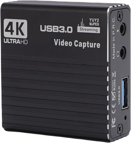 Cuifati USB 3.0 Video Card 4K 2.0 Device with Plug and Play No Driver Needed for Live Streaming Gaming Recording in Saudi Arabia