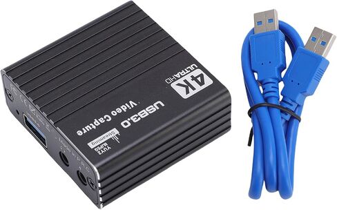 Cuifati USB 3.0 Video Card 4K 2.0 Device with Plug and Play No Driver Needed for Live Streaming Gaming Recording in Saudi Arabia