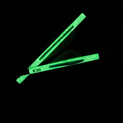 Bohning Glow in The Dark Topographical Arrow Wraps 13 Pack, 5.5", Standard in Saudi Arabia