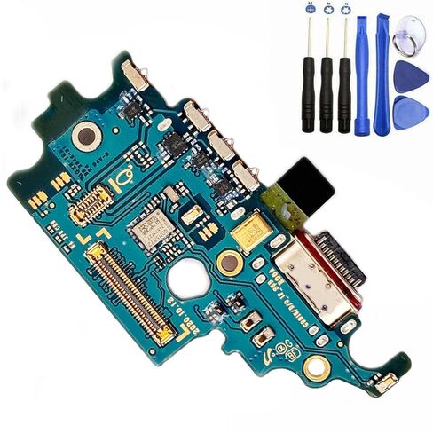 كابل مرن بمنفذ شحن USB بديل لشاحن من النوع C متوافق مع Samsung S21 5G USA 6.2" G991U مع الأدوات in Kuwait