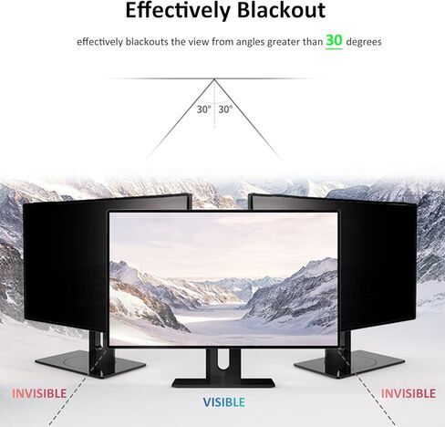 2 Pack 24 Inch Computer Screen Filter, 16:9 Aspect Ratio, Eye Protector Anti Glare Blue Light Filter, 24 inch Monitor Protector Film for Desktop in Saudi Arabia