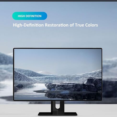 2 Pack 24 Inch Computer Screen Filter, 16:9 Aspect Ratio, Eye Protector Anti Glare Blue Light Filter, 24 inch Monitor Protector Film for Desktop in Saudi Arabia