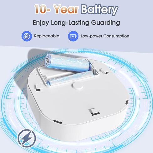 Smoke Detector, Battery Operated Smoke Alarm with Photoelectric Technology, Fire Alarms Smoke Detectors with LED Indicator and Test Button(4 Pack) in Saudi Arabia