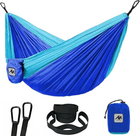 AYAMAYA Kids Camping Hammock, Outdoor Small Hammock for Children Girls Boys | Ultralight Kids Camping Gear with Tree Strap & Carabiners, Sling Swing Hammock for Indoor and Outdoor Use in Kuwait
