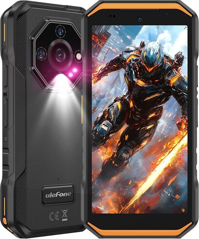 هاتف Ulefone Armor X32 القوي غير مقفل، 12 جيجابايت + 128 جيجابايت MTK Helio G91، رؤية ليلية 48 ميجابكسل/20 ميجابكسل، 5500 مللي أمبير، شاشة كورنينج غوريلا 5.65 بوصة، مقاومة للماء IP68/69K، الجيل الرابع المزدوج، مصباح يدوي وهج، Widevine L1، أسود in Saudi Arabia