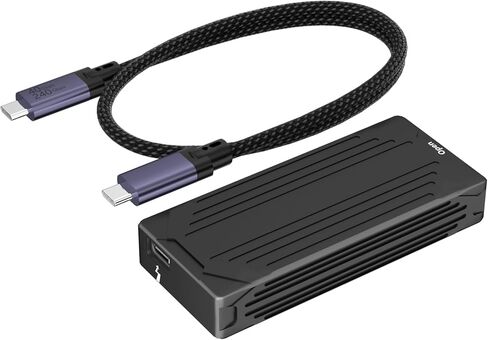 حاوية GLOTRENDS ST5109 40 جيجابت في الثانية TBT3 M.2 NVMe SSD، متوافقة مع Thunderbolt 5/4/3، حتى 3000 ميجابايت/ثانية مع ناقل PCIe 3.0 x4، تدعم SSD 8 تيرابايت in Saudi Arabia