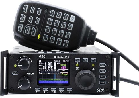 Xiegu G90 HF Radio SDR 20W SSB/CW/AM موالف هوائي تلقائي مدمج إصدار جديد in Kuwait