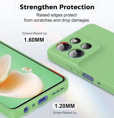 LeYi for Moto-G-2026-Phone Case:【𝐍𝐨𝐭 𝐅𝐢𝐭 𝟐𝟎𝟐𝟓】 Moto G Play 2026 Case, Soft Liquid Silicone Shockproof Anti-Scratch Cell Android Unlocked Cover Funda para Moto G 2026 Case, Black in Saudi Arabia