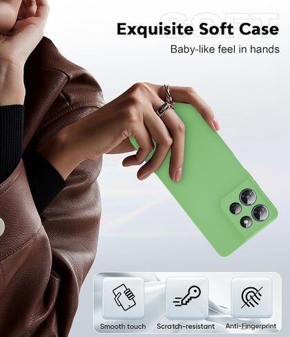 LeYi for Moto-G-2026-Phone Case:【𝐍𝐨𝐭 𝐅𝐢𝐭 𝟐𝟎𝟐𝟓】 Moto G Play 2026 Case, Soft Liquid Silicone Shockproof Anti-Scratch Cell Android Unlocked Cover Funda para Moto G 2026 Case, Black in Saudi Arabia