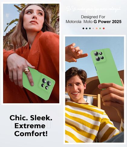 LeYi for Moto-G-2026-Phone Case:【𝐍𝐨𝐭 𝐅𝐢𝐭 𝟐𝟎𝟐𝟓】 Moto G Play 2026 Case, Soft Liquid Silicone Shockproof Anti-Scratch Cell Android Unlocked Cover Funda para Moto G 2026 Case, Black in Saudi Arabia