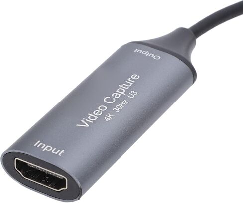 VBESTLIFE Video Capture Card, USB3.0 HDMI to Type C with 4K 30Hz Input 1080P 60Hz Output Plug and Play UVC Compact for Gaming Streaming Camera in Saudi Arabia