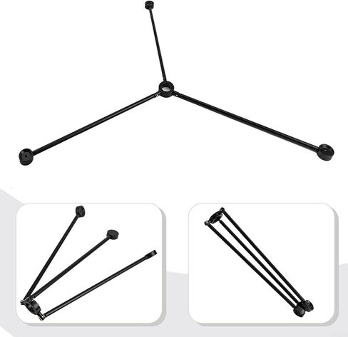 for Stabilizer Floor Guide Tripod for Total Station – Foldable 40 cm Metal Tripod with Anti-Slip Round Feet, 12 mm Rod Sections, 0.5 kg in Saudi Arabia