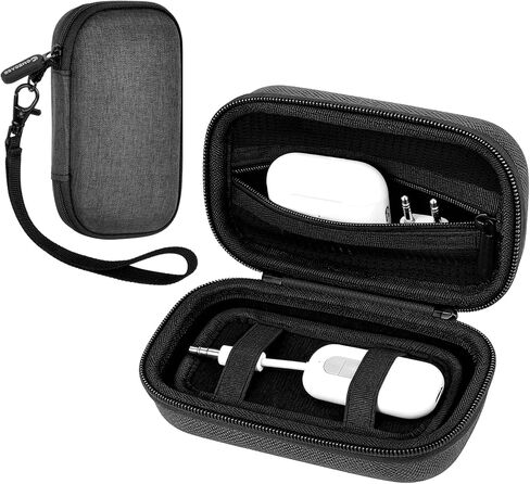 COMECASE Bluetooth Transmitter Case for AirFly SE/Pro2/Pro/Duo, for Avantree Relay, for 1Mii, Bluetooth Receiver Pouch with Deep Pocket for AirPods & Adapter, Gym/Airplane Travel Essentials (Box Only) in Saudi Arabia