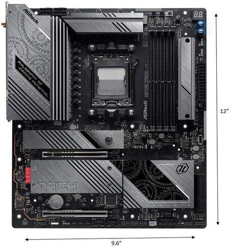 ASRock X870E Taichi Lite Motherboard & Challenger 360 Digital AIO Cooler Bundle | Flagship AM5 Platform with 3" Digital Display in Saudi Arabia