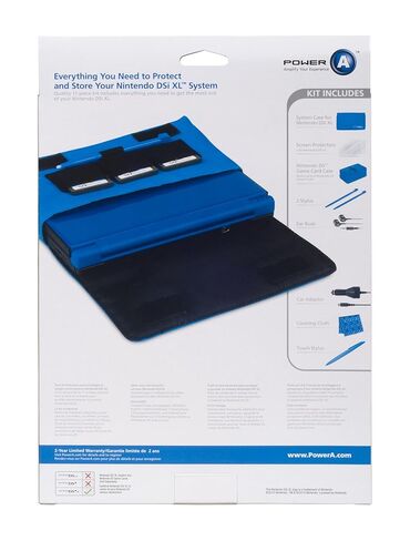 PowerA Official Nintendo Starter Kit for DSi XL - Blue in Saudi Arabia